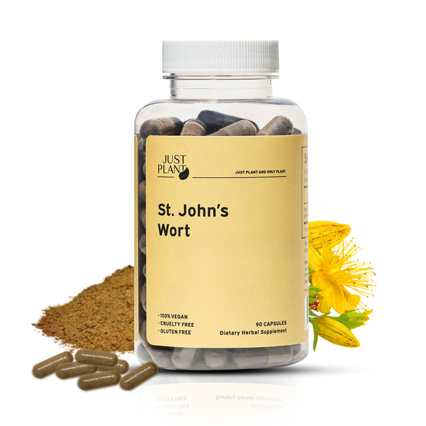 Just Plant St. John’s Wort – 90 Vegan Capsules, 750 mg