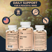Just Plant Cat’s Claw Bark Supplement – 90 Vegan Capsules, 750 mg