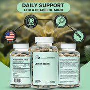 Just Plant Lemon Balm – 90 Vegan Capsules, 750 mg