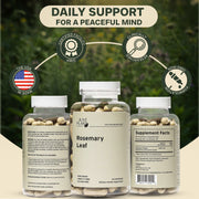 Just Plant Rosemary Leaf Supplement – 90 Vegan Capsules, 500 mg