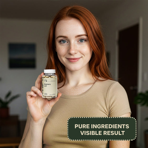Just Plant Rosemary Leaf Supplement – 90 Vegan Capsules, 500 mg